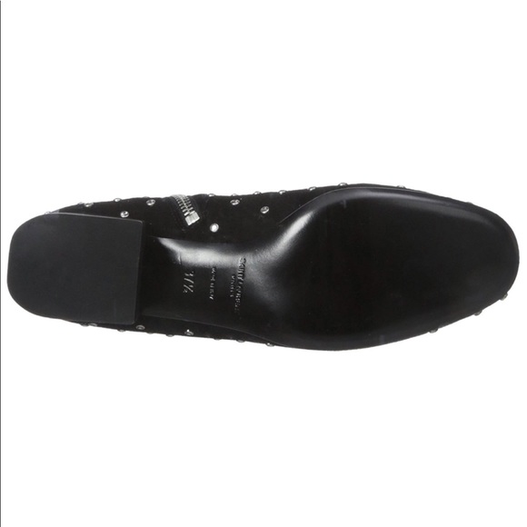 Saint Laurent Black Boot with Studs & Rhinestones - Picture 2 of 6